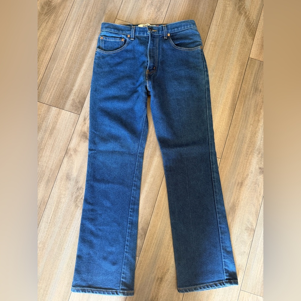 Levi's Women's Boot Cut Jeans in Dark Blue